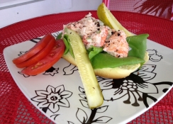 Crab Salad Sandwich with Chipotle Chile Flakes